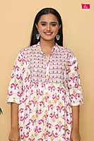 Rayan embroidery cord set  pink-1